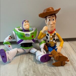 Toy Story Buzz Lightyear and Woody Action Figures